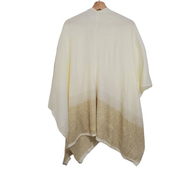NWT KMart | Ombre Subtle Sparkle Waterfall Ponch Coverup - Picture 2 of 6